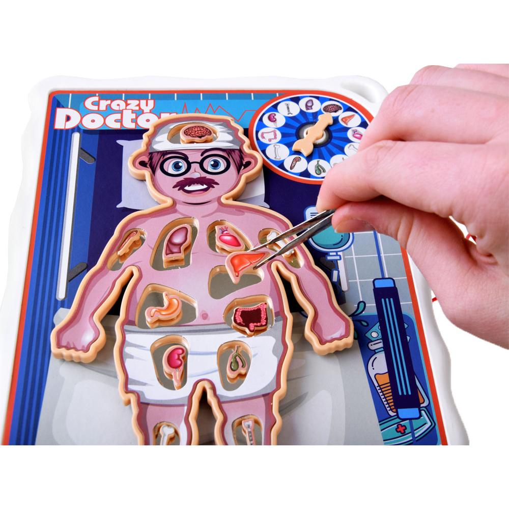【W先生】瘋狂醫生 拯救病人 恐龍 海盜 手術模擬器 外科手術遊戲 人體器官 電流觸碰 電流急急棒 玩具 派對 桌遊-細節圖6