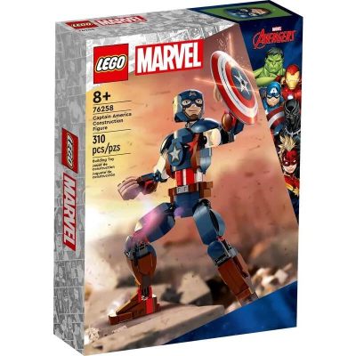 【W先生】LEGO 樂高 積木 玩具 超級英雄系列 漫威 Marvel 美國隊長活動機甲 76258