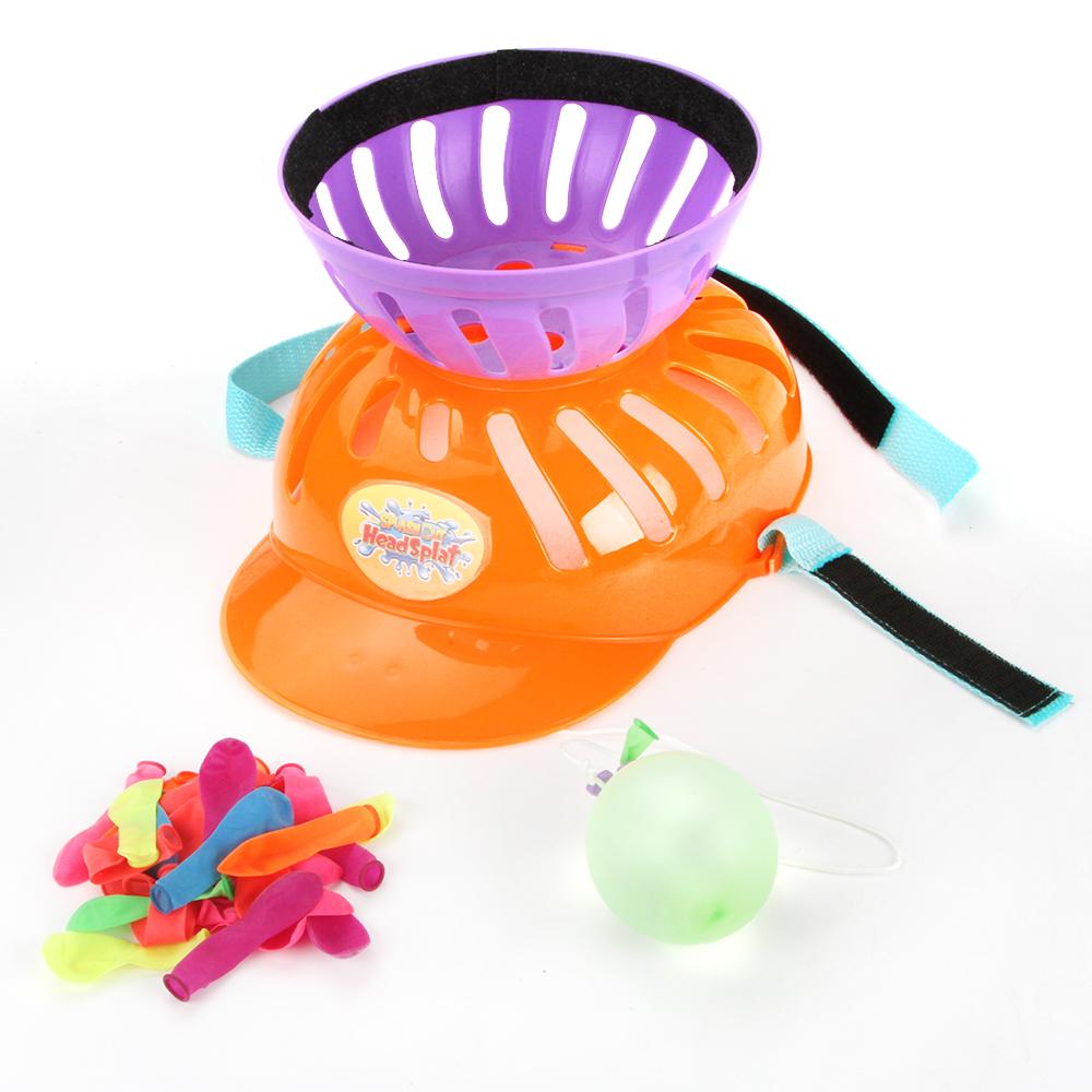 【W先生】拋接水球帽子 戲水 玩水 濕水挑戰帽 濕身帽 派對 多人競賽 親子 水球遊戲 互動玩具 親子益智 桌遊-細節圖2