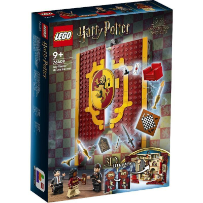 【W先生】LEGO 樂高 積木 玩具 Harry Potter 哈利波特 葛來分多 學院院旗 76409