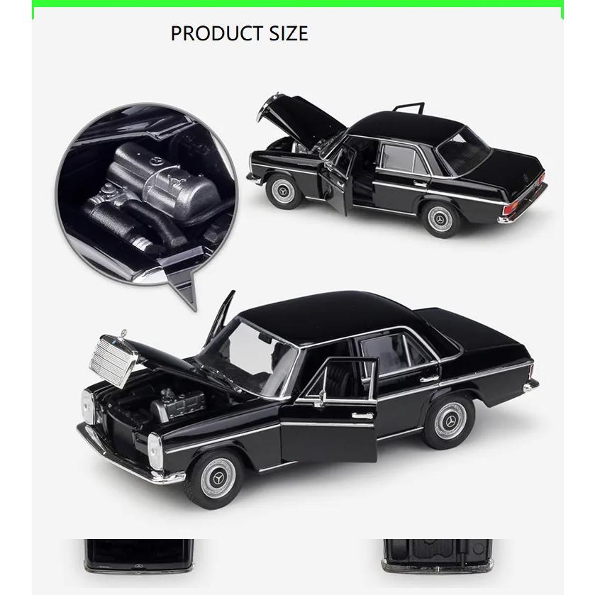 【W先生】Welly 威利 1:24 1/24 賓士 Mercedes Benz 220 古董車 金屬 合金 模型車-細節圖4
