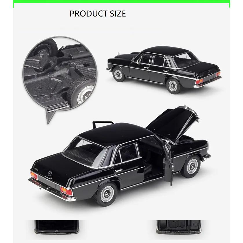 【W先生】Welly 威利 1:24 1/24 賓士 Mercedes Benz 220 古董車 金屬 合金 模型車-細節圖5