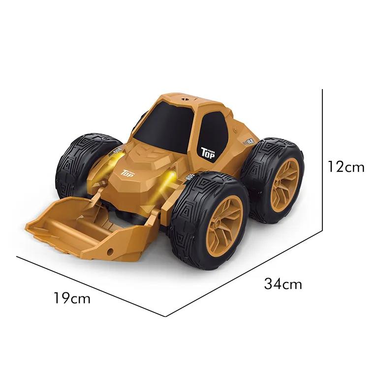 【W先生】2.4G 遙控 鏟土機 鏟土車 特技大腳車 翻斗車 360度旋轉 翻滾 翻轉 特技車 遙控車 玩具 L805-細節圖4