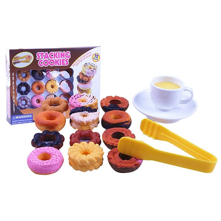 【W先生】冰淇淋 甜甜圈 曲奇 餅乾 疊疊樂 玩具 層層疊 平衡遊戲 危機一發 派對桌遊 益智遊戲 心臟病 多人遊戲-細節圖5