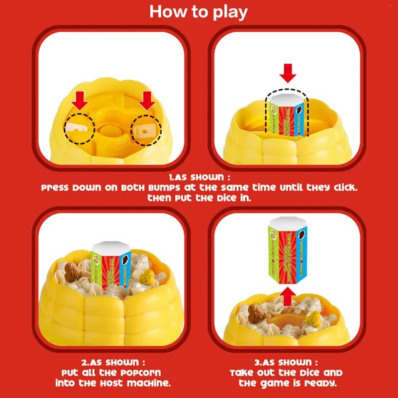 【W先生】趣味爆米花 派對桌遊 多人競賽 派對遊戲 親子遊戲 互動玩具 親子益智 驚嚇 桌遊-細節圖3