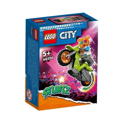 【W先生】LEGO 樂高 積木 玩具 CITY 城市系列 大熊特技摩托車 60356