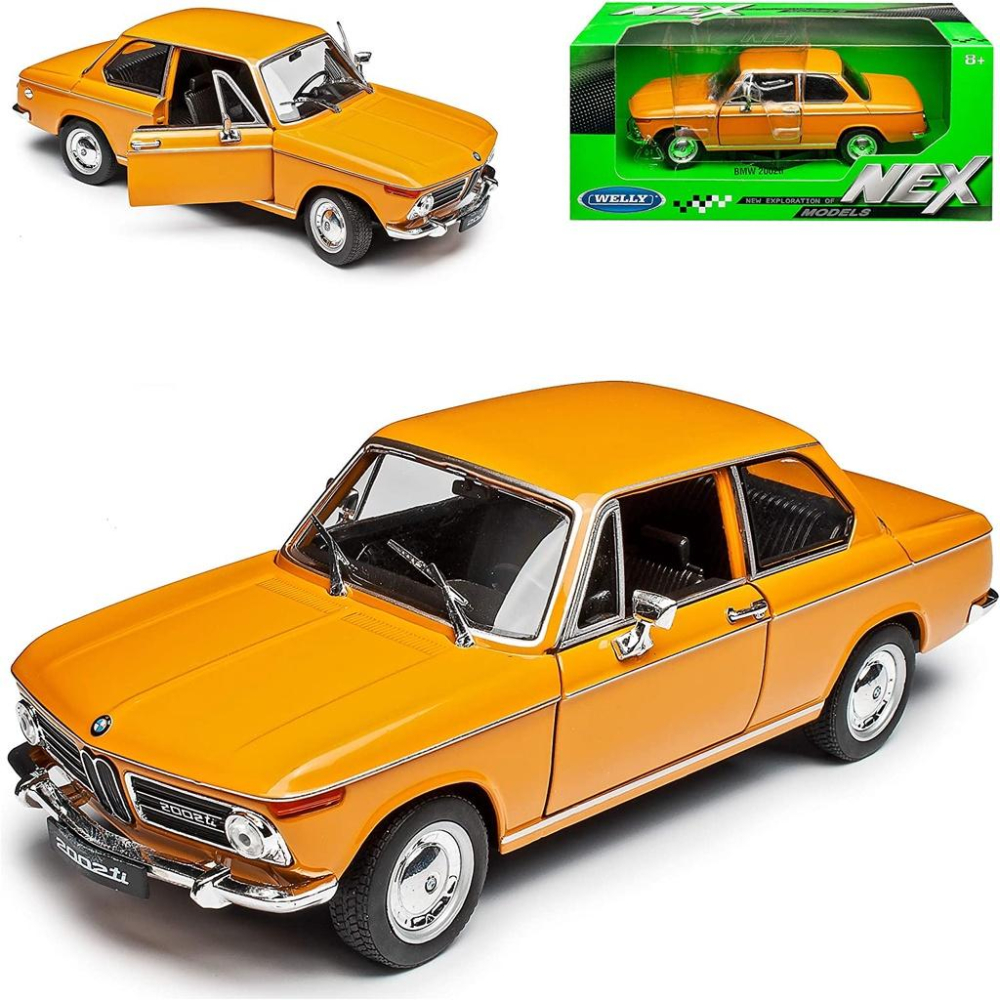 【W先生】Welly 威利 1:24 1/24 BMW 2002ti 金屬 合金 模型車-細節圖4