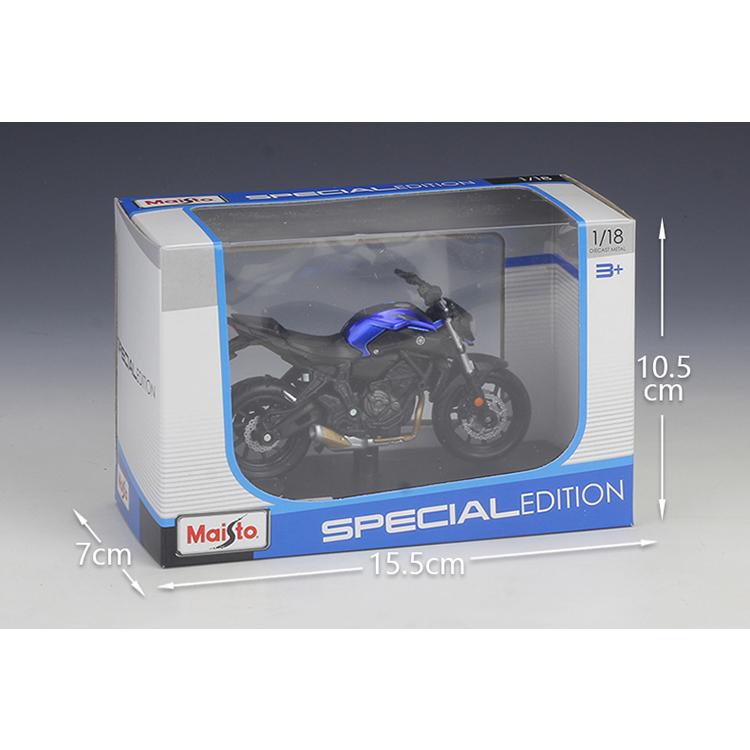 【W先生】美馳圖 Maisto 1:18 1/18 2018 Yamaha MT-07 摩托車 機車 重機 模型-細節圖7