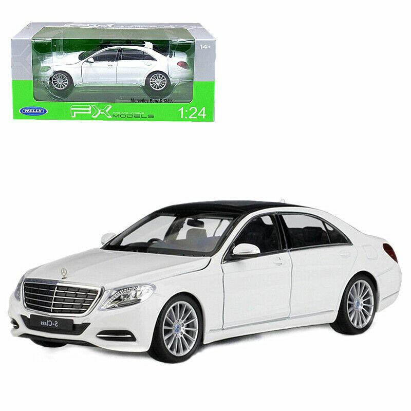 【W先生】Welly 威利 1:24 1/24 Mercedes Benz 賓士 S-Class 金屬 合金 模型車-細節圖5