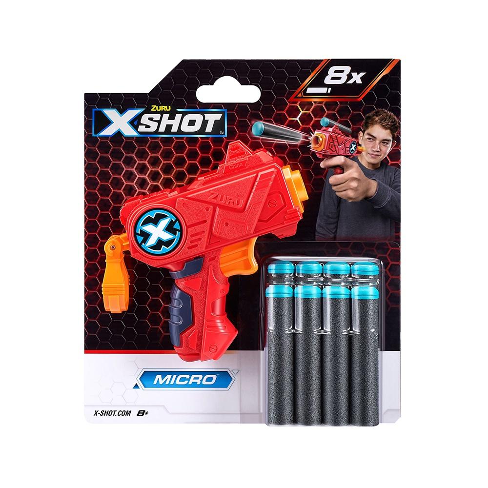 【W先生】X-SHOT MICRO 迷你手槍 迷你後援 8發 震撼者 NERF子彈可用 ZU00771 ZU04011-細節圖3