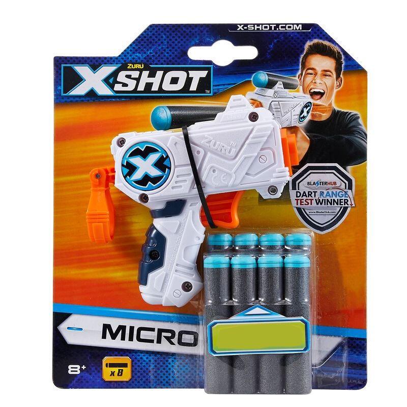 【W先生】X-SHOT MICRO 迷你手槍 迷你後援 8發 震撼者 NERF子彈可用 ZU00771 ZU04011-細節圖4