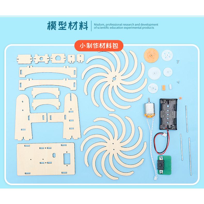 【W先生】科技小製作 木製 3D拼圖 神奇之窗 生活科技 科學實驗 科學玩具 益智 教育 DIY 自行組裝-細節圖3