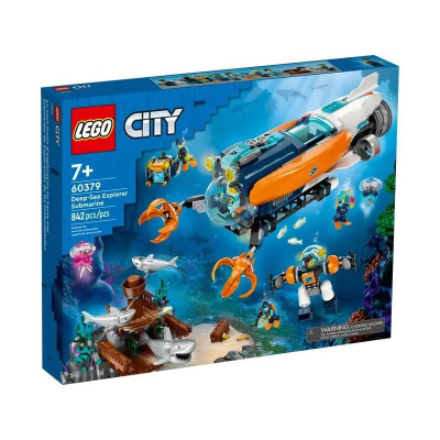 【W先生】LEGO 樂高 積木 玩具 CITY 城市系列 深海探險家潛水艇 60379