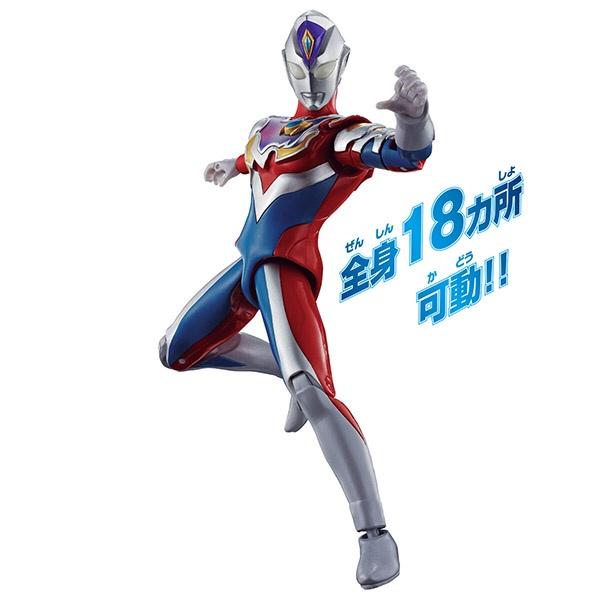 【W先生】BANDAI 超人力霸王 可動公仔 賽文加 奇跡形態 利布特 七號 閃光形態 戴納米克形態 高約16公分-細節圖2