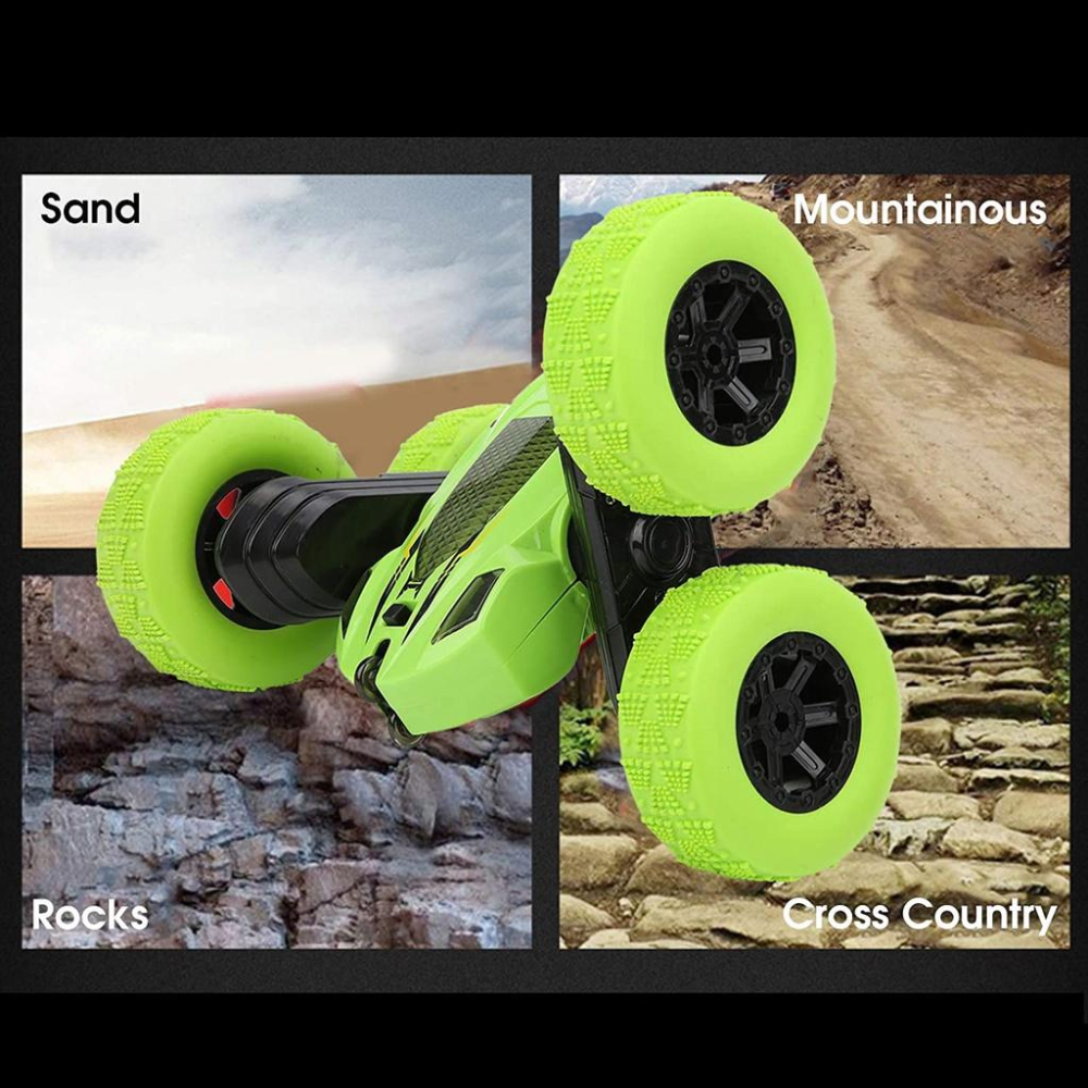 【W先生】2.4G 遙控 特技車 翻斗車 翻滾車 燈光效果 遙控車 玩具-細節圖3