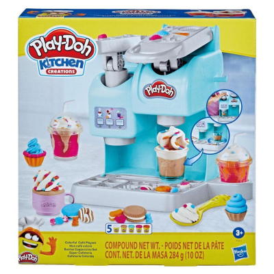 【W先生】培樂多 Play-Doh 黏土 廚房系列 繽紛咖啡機遊戲組 安全 無毒 食用色素 HF4372