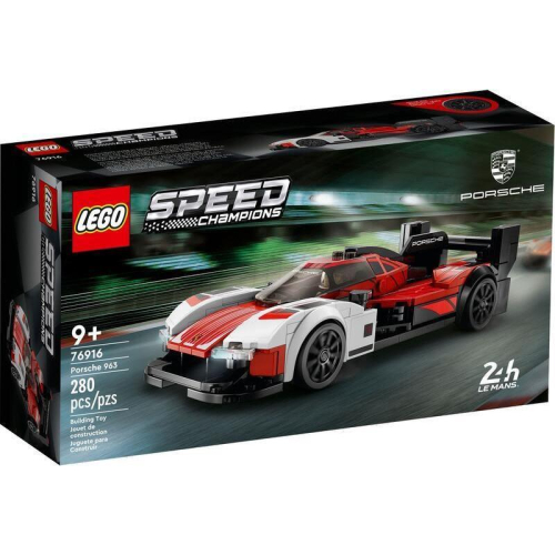 【W先生】LEGO 樂高 積木 玩具 SPEED 賽車系列 Porsche 963 76916