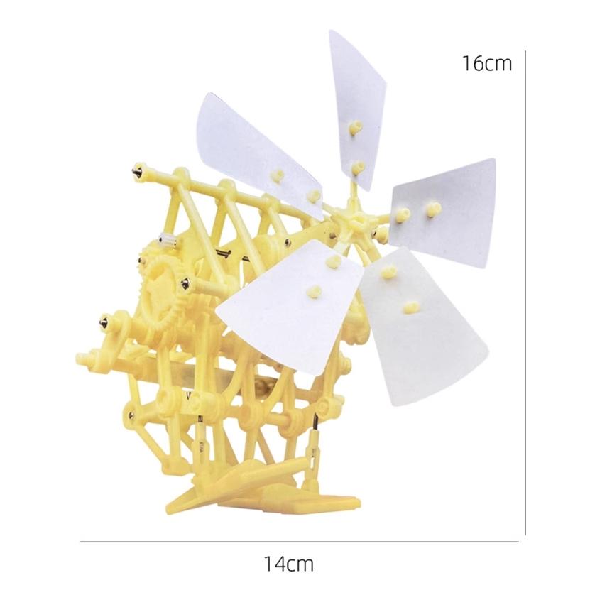 【W先生】新陽光 風力 二足機器人 仿生獸 風能動力機械獸 科學實驗 科學玩具 生活科技 益智 DIY 組裝 拼裝 玩具-細節圖4