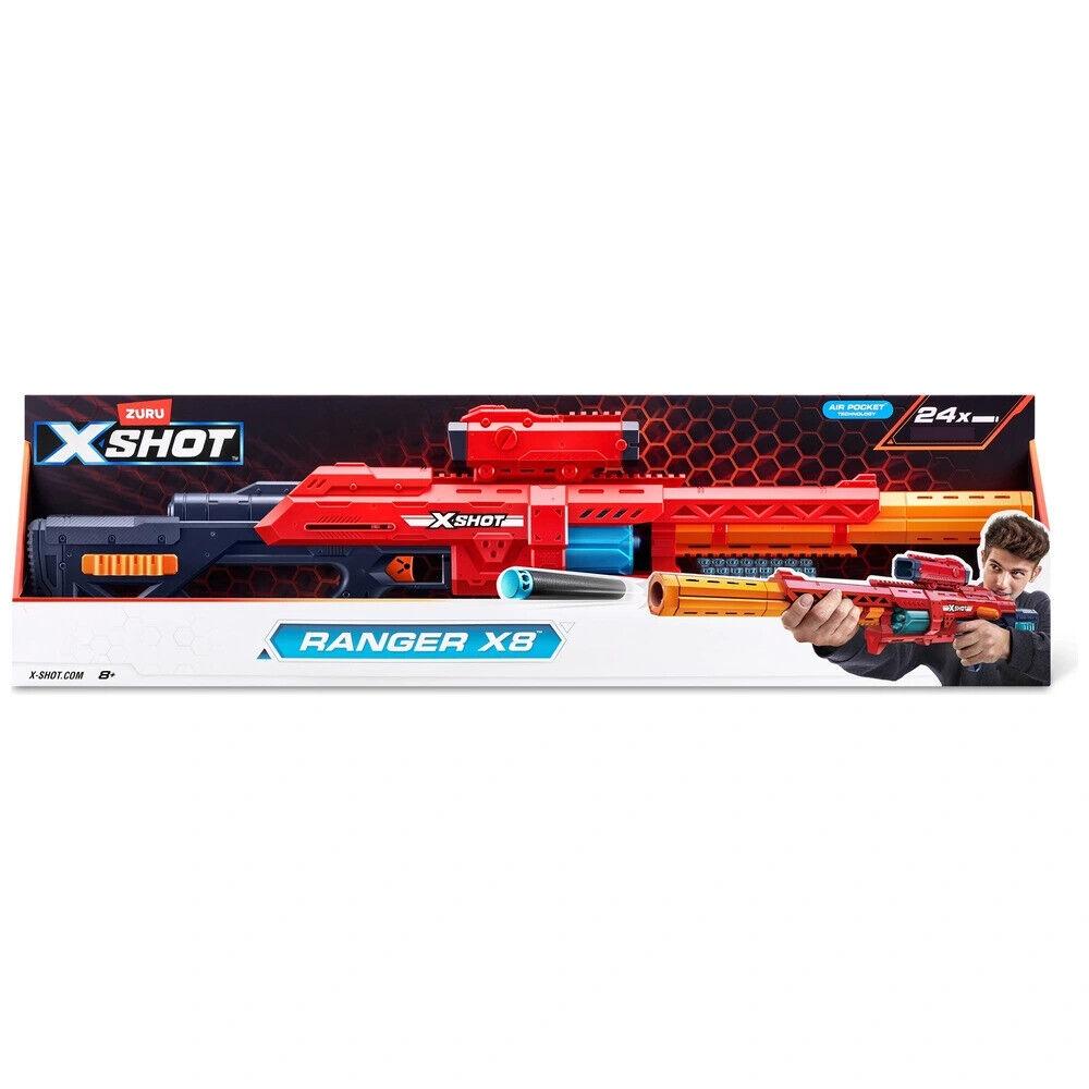 【W先生】X-SHOT 赤火系列 Ranger X8 8倍遊俠 法老王 狙擊槍 NERF 子彈可用 ZU05631-細節圖3