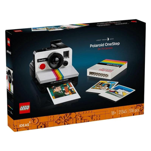 【W先生】LEGO 樂高 積木 玩具 Ideas系列 寶麗來 OneStep SX-70 相機 21345