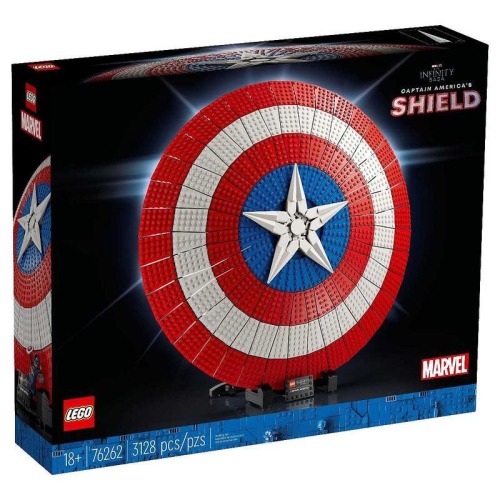 【W先生】自取5000 LEGO 樂高 積木 玩具 超級英雄系列 漫威 Marvel 美國隊長盾牌 76262