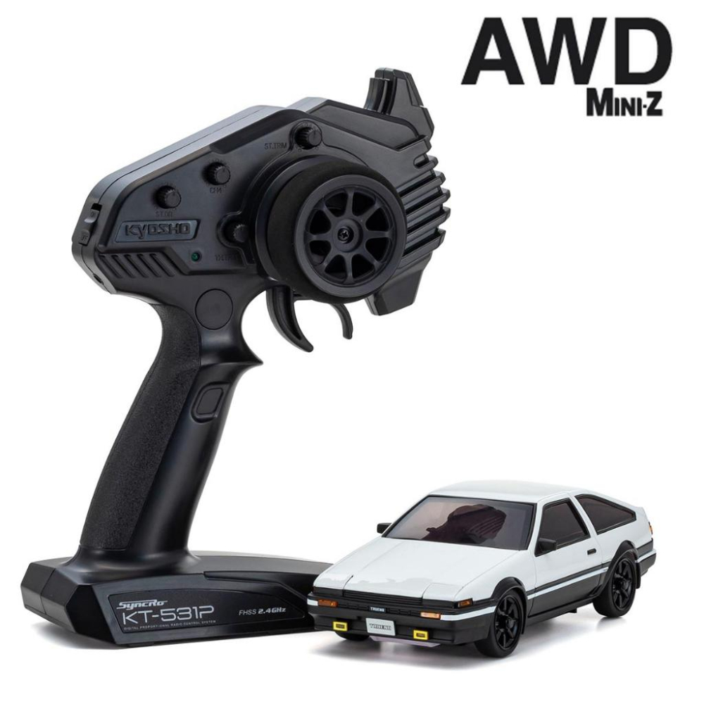 【W先生】Kyosho MINI-Z AWD 頭文字D 藤原拓海 TOYOTA AE86 遙控車 32635WBK