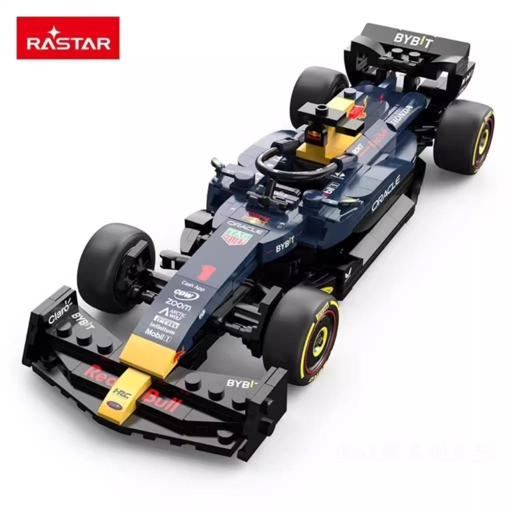 【W先生】星輝 1/24 1:24 F1方程式賽車 愛快·羅密歐 C42 Red Bull RB19 積木 玩具 模型車-細節圖4