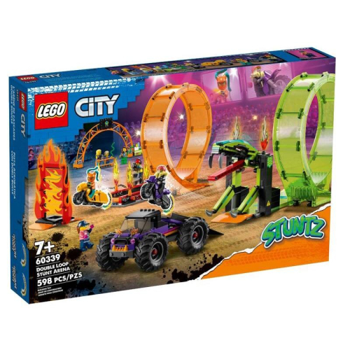 【W先生】LEGO 樂高 積木 玩具 CITY 城市系列 雙重環形跑道競技場 60339