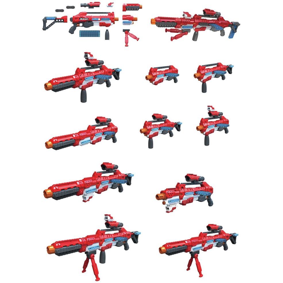 【W先生】X-SHOT 赤火系列 焰皇 自由模組 狙擊槍 NERF 子彈可用 電動槍 軟彈槍 ZU04023-細節圖6