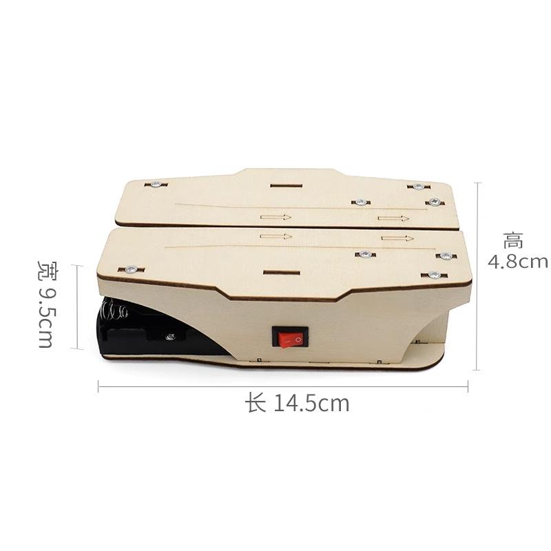 【W先生】科技小製作 木製 3D拼圖 紙飛機發射器 飛機彈射器 科學實驗 科學玩具 益智 教育 DIY 自行組裝-細節圖4