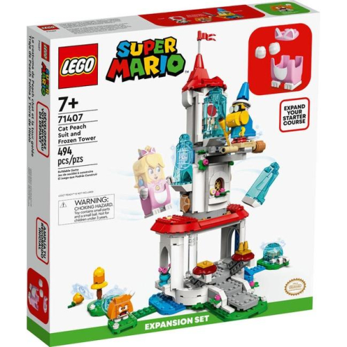 【W先生】LEGO 樂高 積木 玩具 Super Mario 瑪利歐系列 貓咪碧姬公主服與冰凍塔 71407