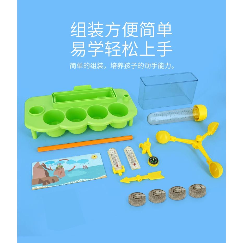 【W先生】生態氣象站 生活科技 氣象監測 溫度計 風向儀 雨量檢測 植物種植 科學實驗 水循環原理 氣象科學 玩具-細節圖7