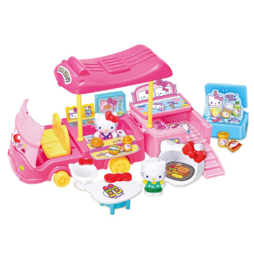 【W先生】Hello Kitty 凱蒂貓 露營車 女孩 家家酒 玩具 DCK15528