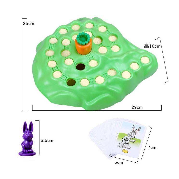 【W先生】兔子越野賽 兔子陷阱 兔寶寶歷險記 兔子棋 益智玩具 派對 親子 益智 玩具 桌遊-細節圖8