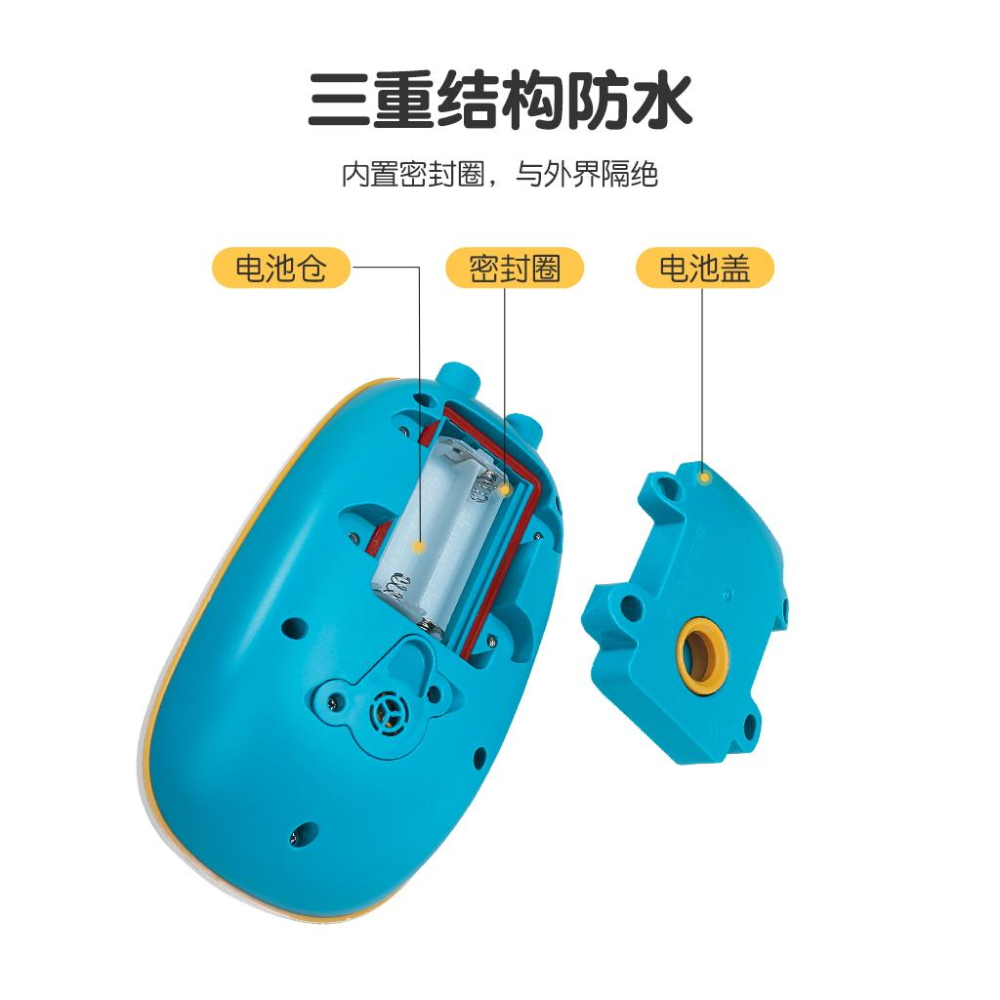 【W先生】浴室灑水鴨 電動小黃鴨花灑 浴室玩具 戲水花灑 電動灑水 噴水小鴨 兒童洗澡玩具 浴缸 玩水 戲水 玩具-細節圖5