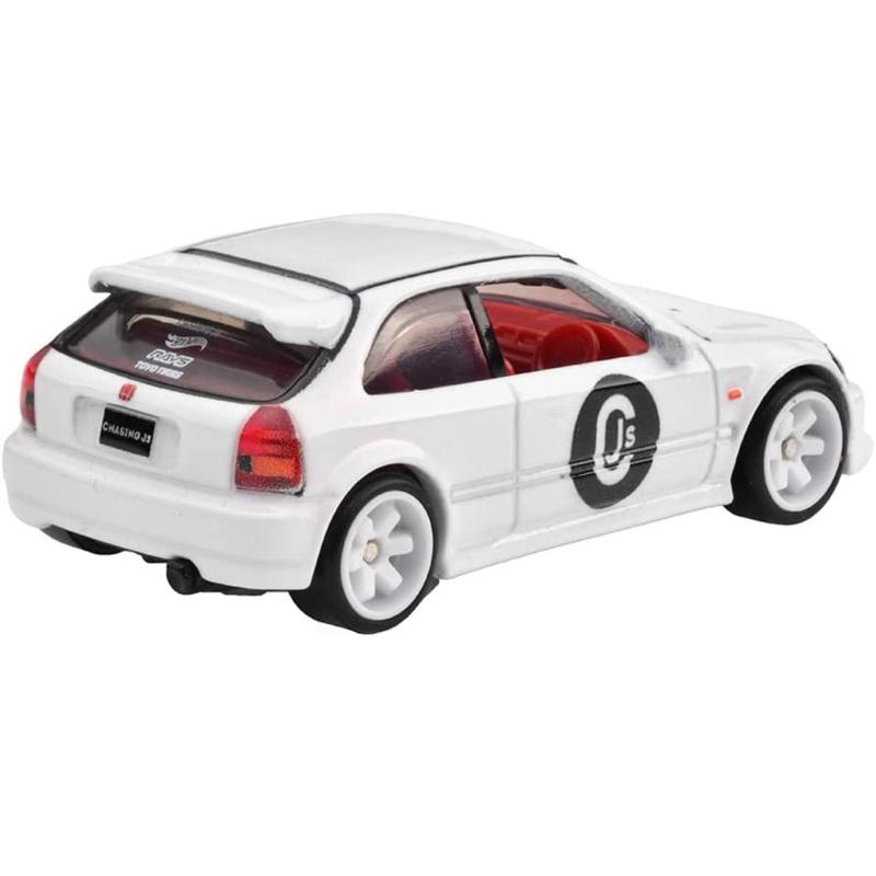 【W先生】Hot wheels 風火輪 林蔭大道 本田 Honda civic type r EK9 膠胎-細節圖3