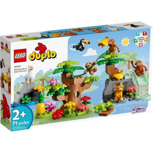 【W先生】LEGO 樂高 積木 玩具 DUPLO 得寶系列 南美洲野生動物 10973