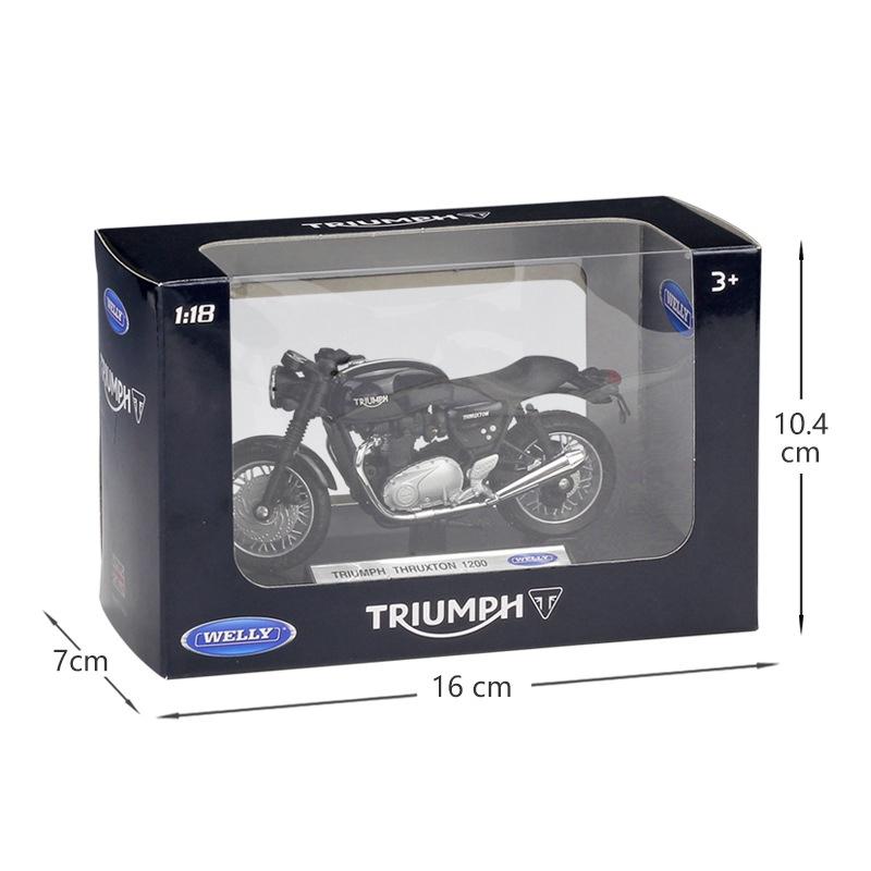 【W先生】Welly 威利 1:18 1/18 TRIUMPH THRUXTON 1200 凱旋重機 機車 模型車-細節圖6