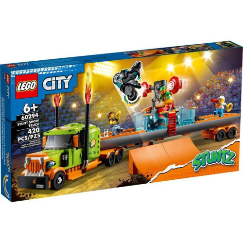 【W先生】LEGO 樂高 積木 玩具 CITY 城市系列 特技表演卡車 60294