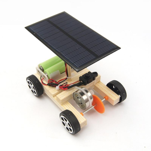 【W先生】科技小製作 木製 3D拼圖 太陽能電動車 生活科技 科學實驗 科學玩具 益智 教育 DIY 拼裝 自行組裝