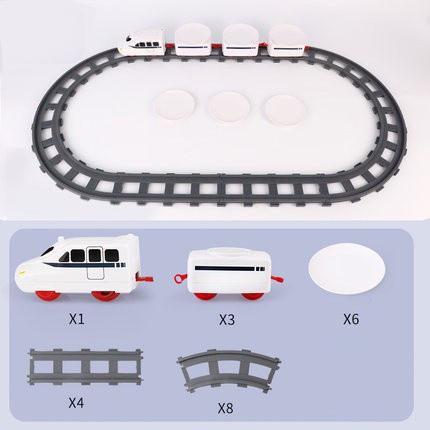 【W先生】迷你 日本料理 日式 迴轉壽司 旋轉壽司 自動旋轉台 火車壽司 高鐵 軌道 壽司玩具 點心 展示 甜品機-細節圖8