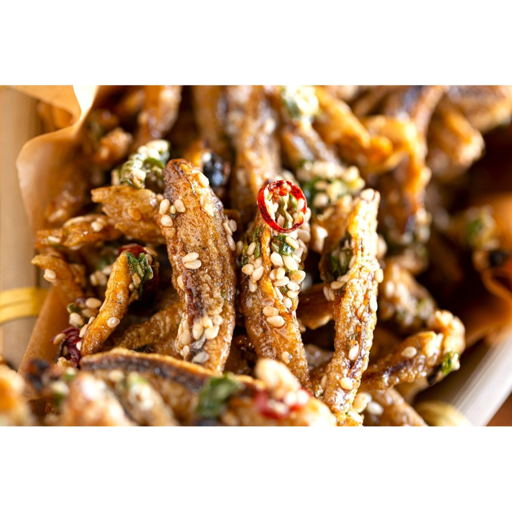 超人氣蔥燒小魚干(150g/包)，營養高鈣，東港，現貨，快速出貨，零食，伴手禮，年貨。-細節圖2