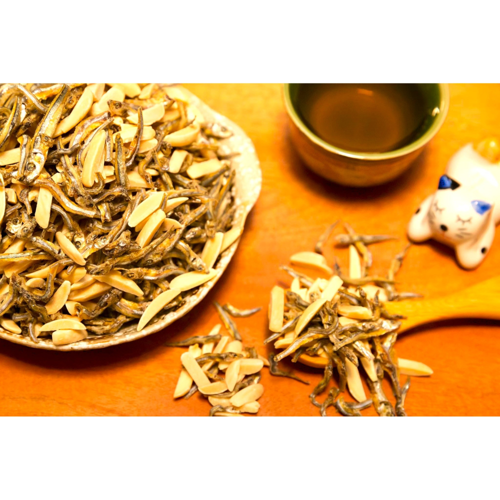 超人氣杏仁小魚干(150g/包)。東港，現貨，快速出貨，零食，伴手禮，年貨。-細節圖2
