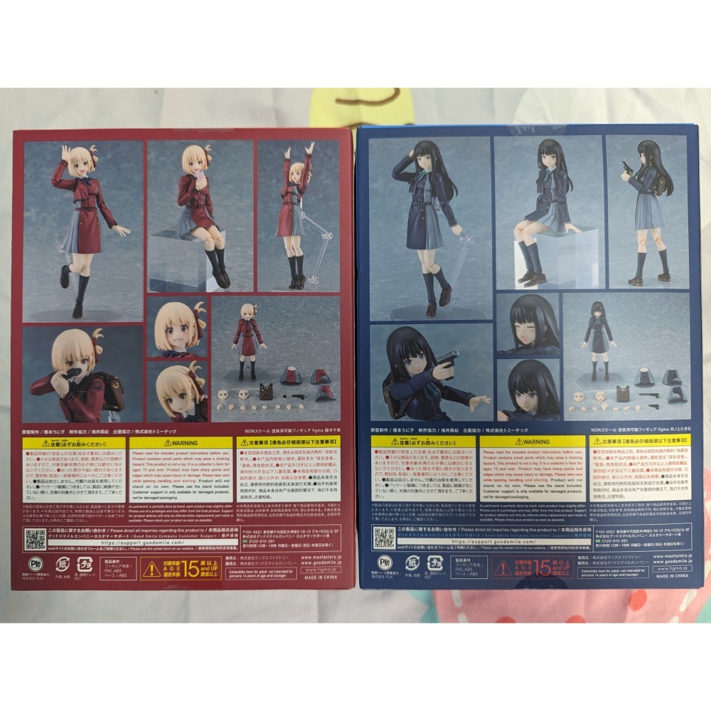 全新現貨 Max Factory Figma 615 616 錦木千束&井之上瀧奈套組 莉可麗絲 附特典-細節圖5