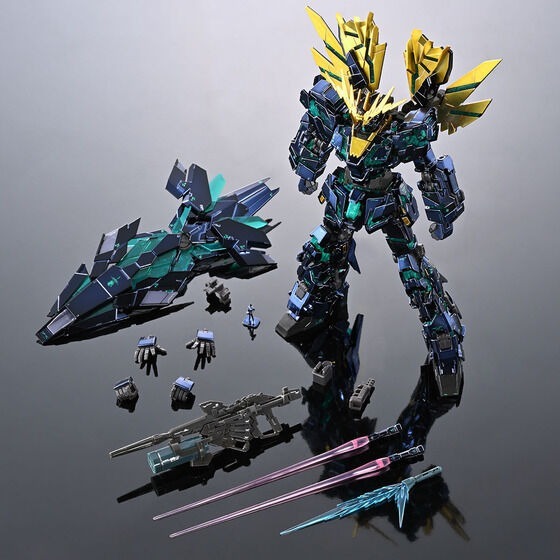 全新現貨 台魂 PB RG 1/144 獨角獸鋼彈 2號機 報喪女妖命運女神型 最終決戰規格 特殊鍍膜版-細節圖6