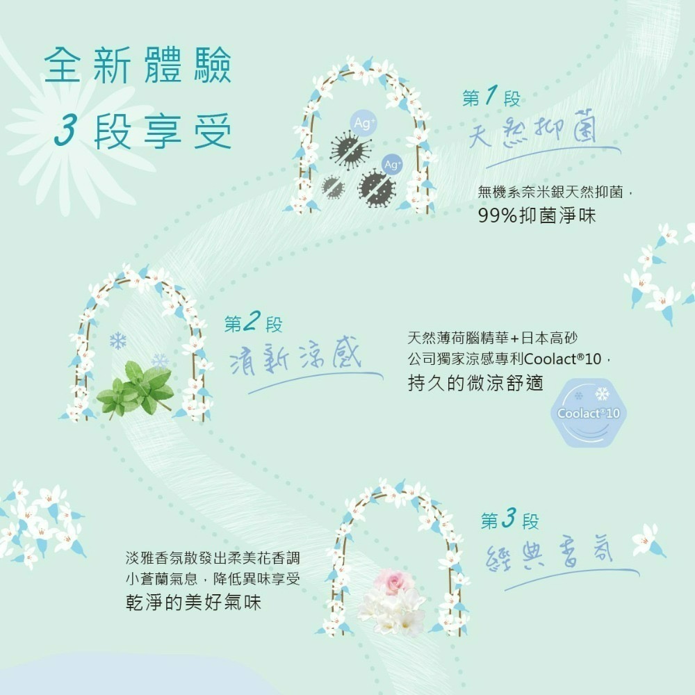 🌸KNH康乃馨-香黛兒馨香沁涼衛生棉🌸-細節圖3