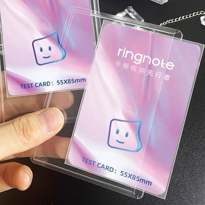 【ibuy台灣現貨】RINGNOTE 硬卡套 45絲—3寸-細節圖2