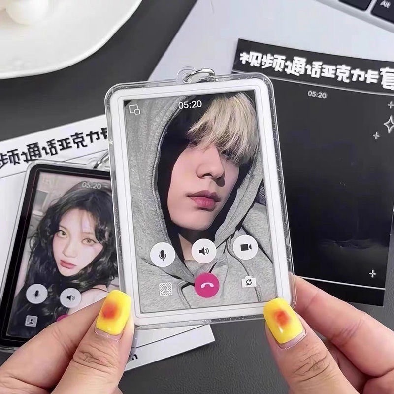 心動時刻💘 視訊電話壓克力卡套-細節圖3