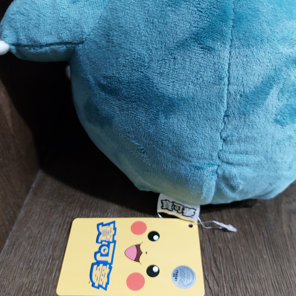 神奇寶貝 寶可夢 正版卡比獸坐姿款20cm 中型娃娃玩偶毛絨玩具-細節圖2