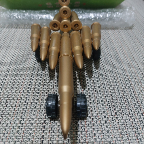 子彈殼飛機模型 大砲金屬工藝品擺件